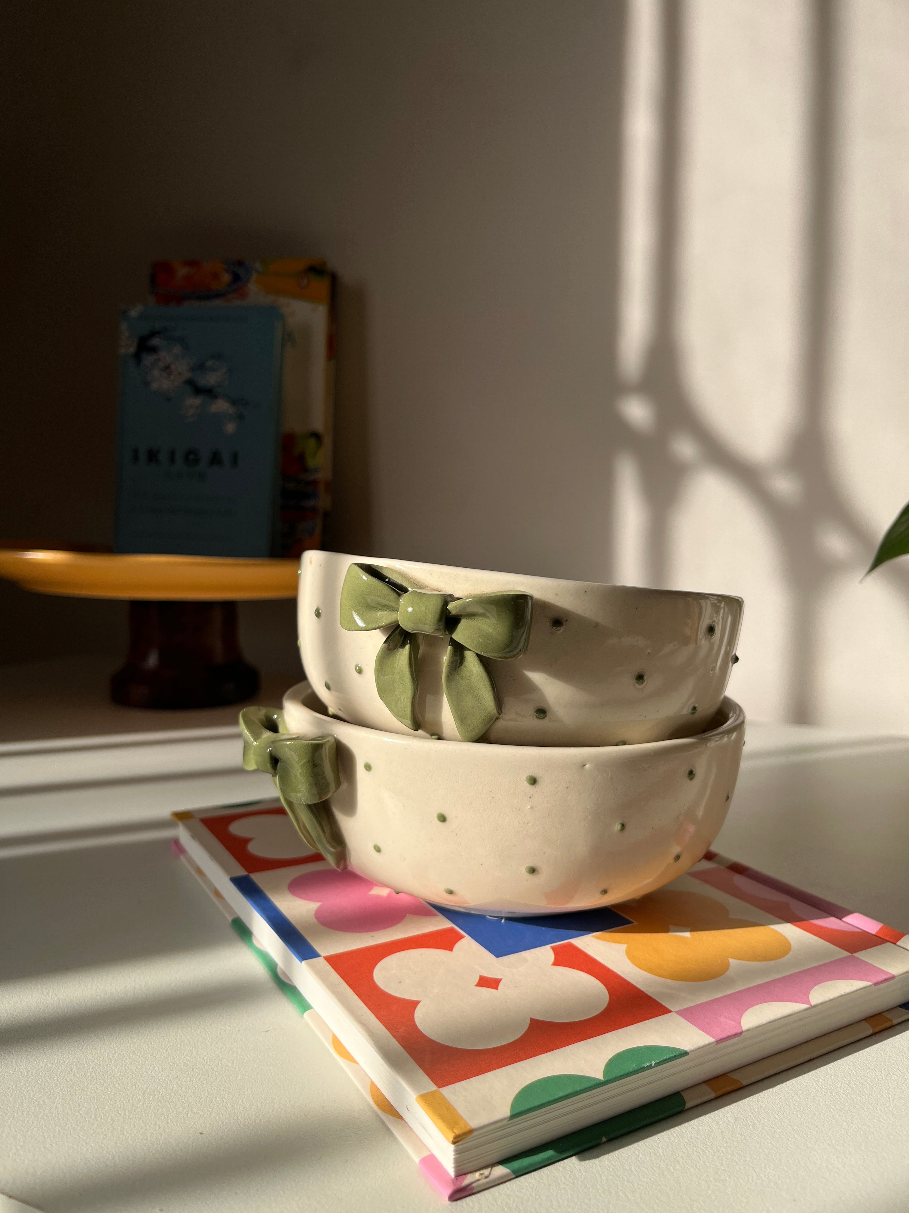 Green Ribbon Bowl - Single