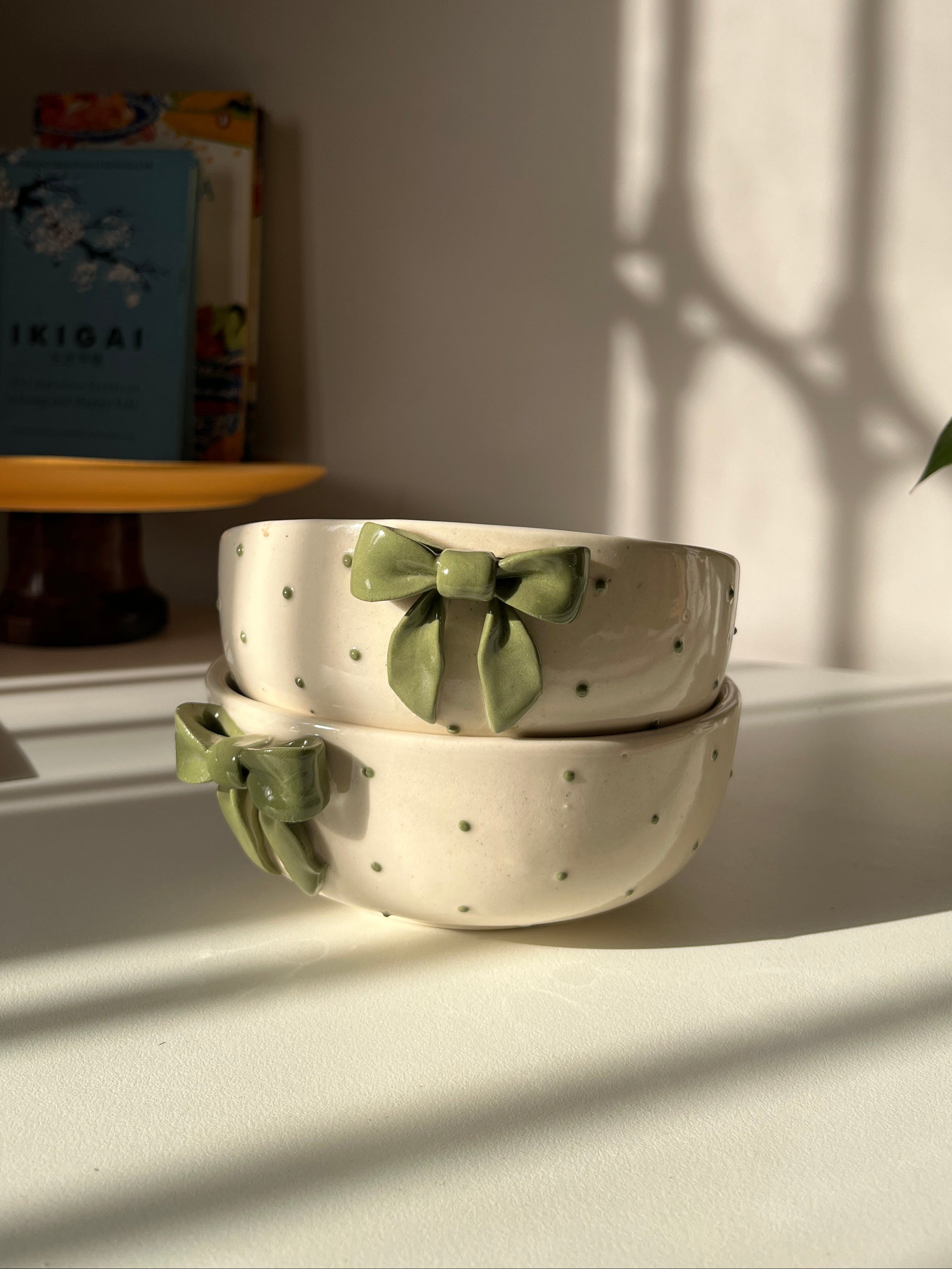 Green Ribbon Bowl - Single