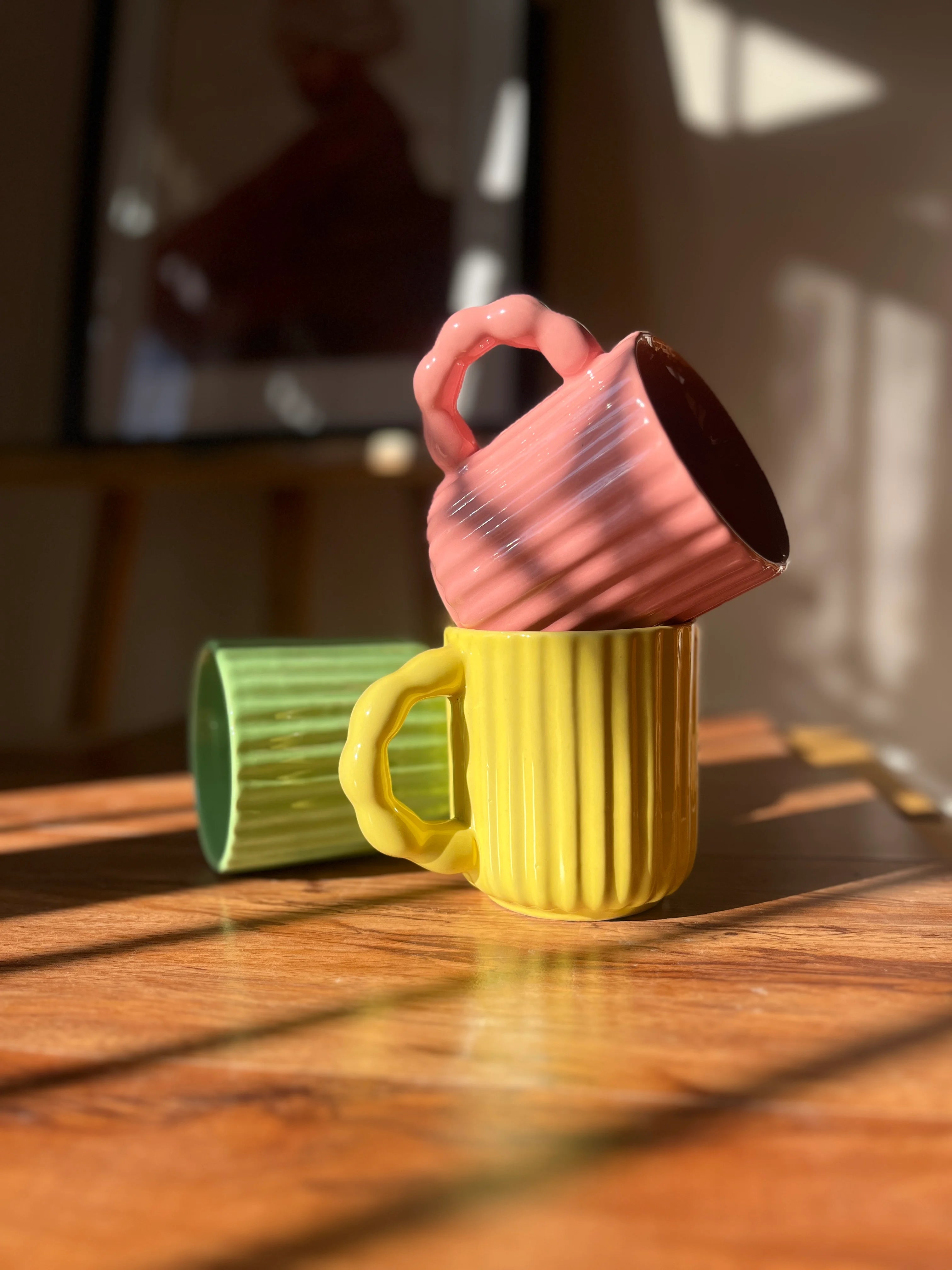 Chonky Sips - Fluted Mug Trio