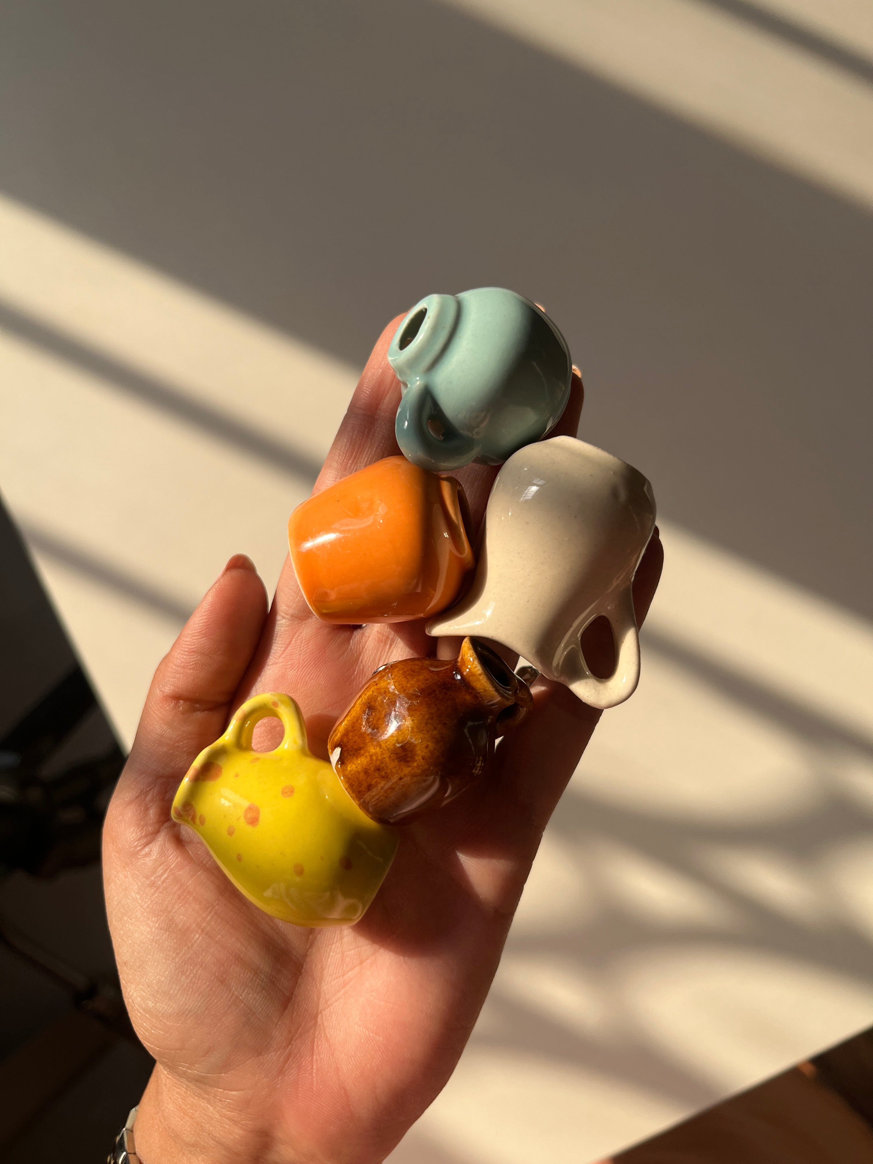 Nonna's Pots - Set of 5 Mini Fridge Magnets