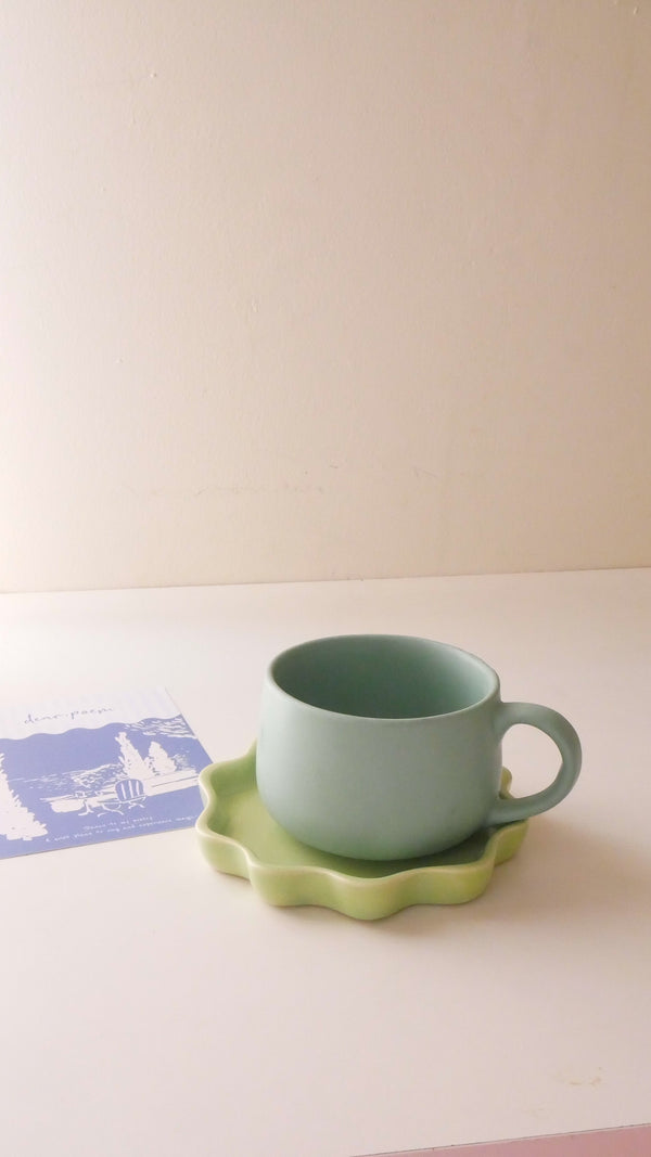 Green Tulip Cup