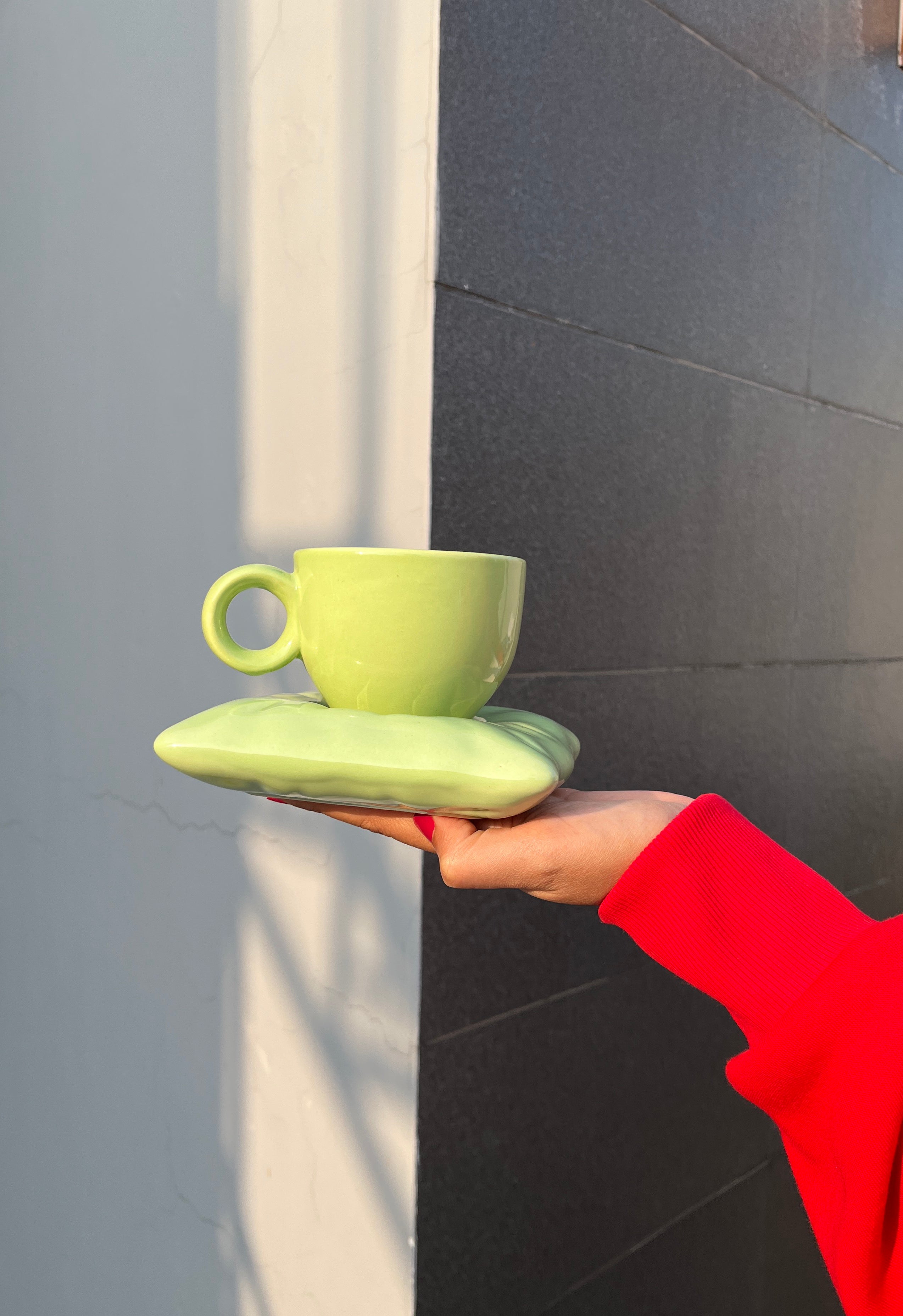 Pillow Talk Cup & Saucer Set - Single