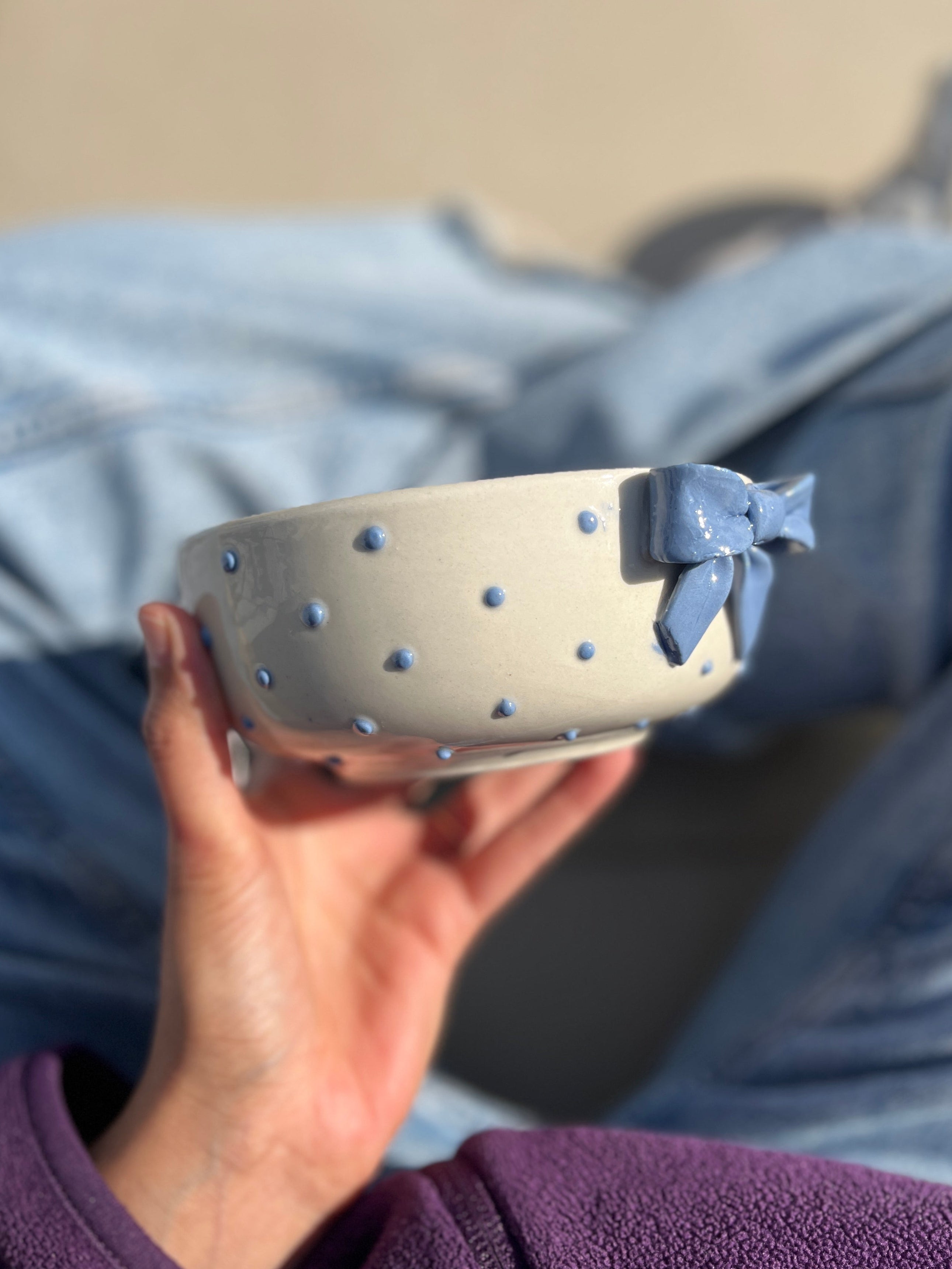 baby shower bowl, blue bowl, serveware, gifting, its a boy, dopamine homeware, tableware, gift for her, housewarming gift