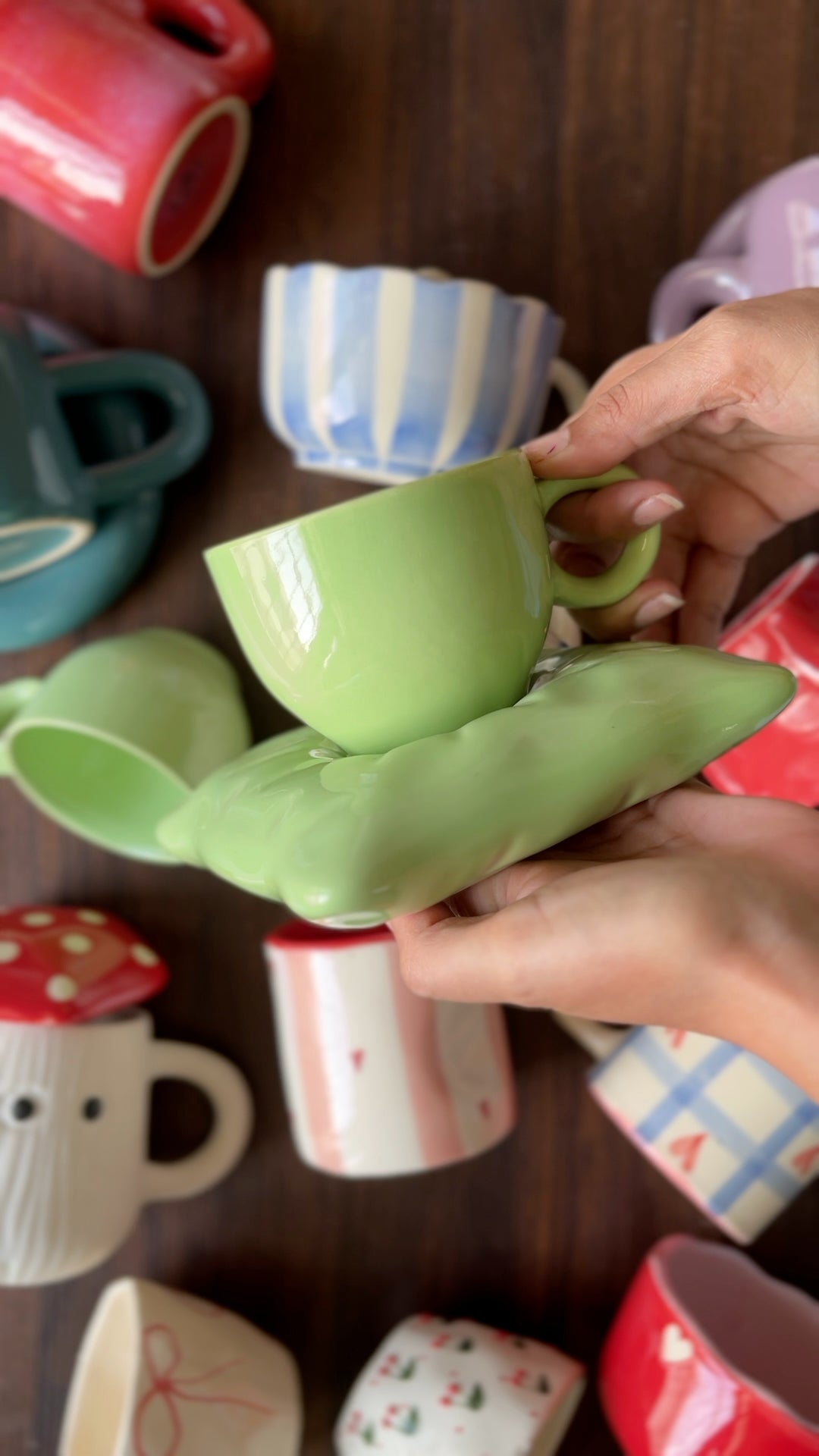 Pillow Talk Cup & Saucer Set - Single
